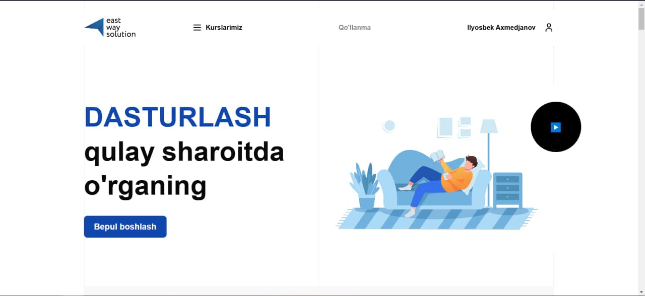 Online course Website